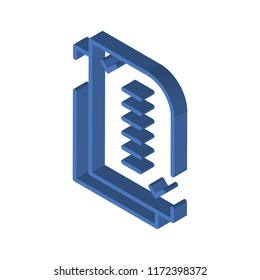 Checklist isometric left top view 3D icon