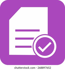 Checklist, items, task, list, document icon vector image. Can also be used for eCommerce, shopping, business. Suitable for web apps, mobile apps and print media.