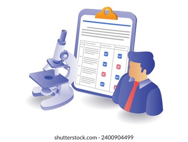 Checklist of laboratory experiment results