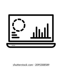 Checklist line isolated vector icon can be easily modified and edit 

