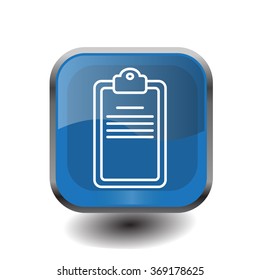checklist line vector icon