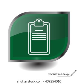 checklist line vector icon