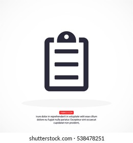 checklist line vector icon