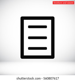 checklist line vector icon
