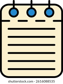 Checklist Line Vector Icon Design