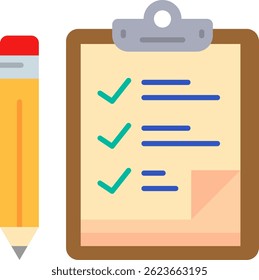 Checklist Line vector Icon Design