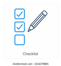 Checklist And List Icon Concept