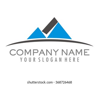 checklist mountain hill peak top image icon logo