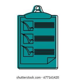 checklist on clipboard icon image 