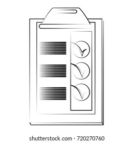 checklist on clipboard icon image