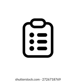 Checklist on a clipboard icon for task management and organization
