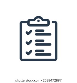 Checklist on Learning Management System Vector Icon
