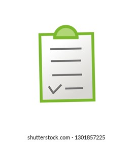 checklist order flat symbol, checklist flat sign, checklist flat symbol, checklist report