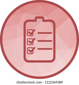 Checklist Outline Draft Stock Vector (Royalty Free) 1122369389 ...