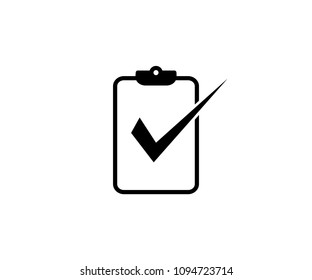 Checklist paper icon