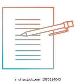checklist paper with pen