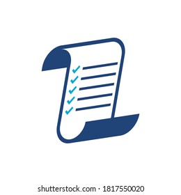 Checklist Paper Vector Image Design