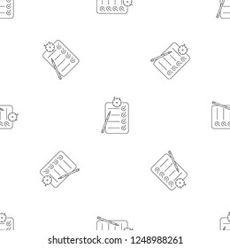 Checklist pattern seamless vector repeat geometric for any web design