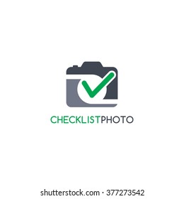 checklist photography theme - camera logotype