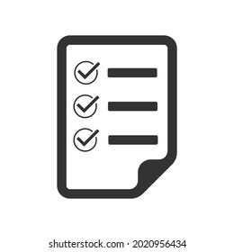lista de comprobación, diseño de iconos de lista de productos