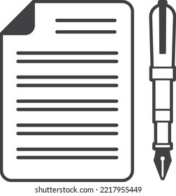 checklist report illustration in minimal style isolated on background