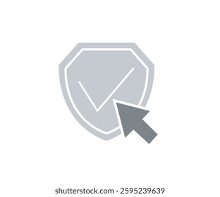 Checklist security click active icon concept