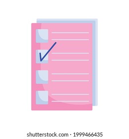 checklist select information isolated style