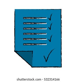 checklist sheet icon image vector illustration design 