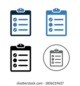 Checklist, shopping icon. Vector graphics