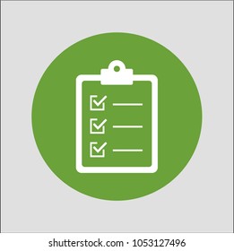 checklist sign icon