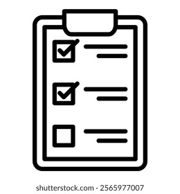 Checklist Simple Vector Icon Collection