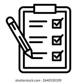 Checklist Simple Vector Icon Collection