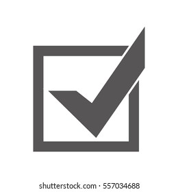 checklist with square cases icon image vector illustration design 