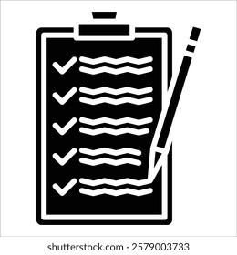 Checklist Task Icon Element For Design