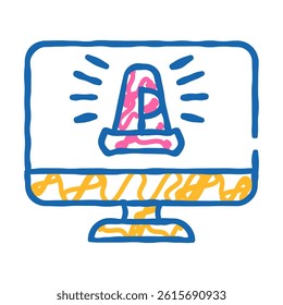 checklist tasks doodle icon sketch vector. checklist tasks sign. isolated symbol illustration