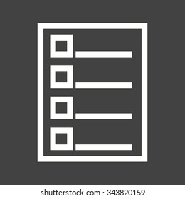 Checklist, tasks, draft icon vector image.Can also be used for business management. Suitable for mobile apps, web apps and print media.