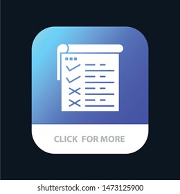 Checklist, Testing, Report, Qa Mobile App Icon Design