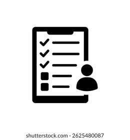 Checklist with User Avatar, Representing Personalized Task Management