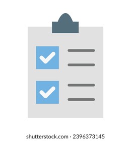 Checklist Vector Flat Icon For Personal And Commercial Use.
