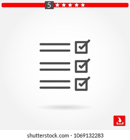 checklist vector icon