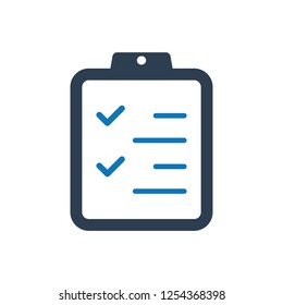  Checklist vector icon