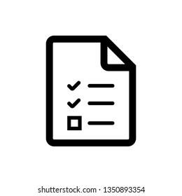 Checklist vector icon