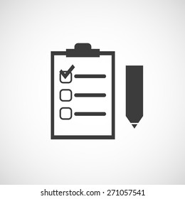 Checklist vector icon