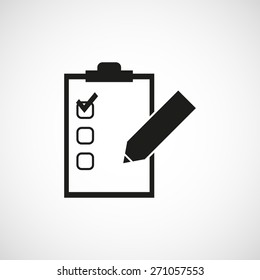 Checklist vector icon