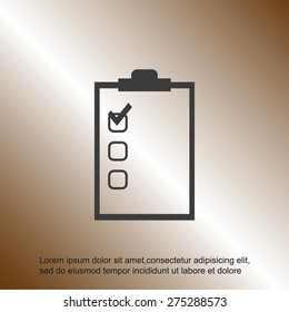 Checklist vector icon