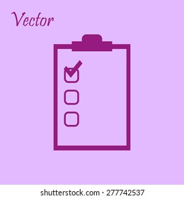 Checklist vector icon