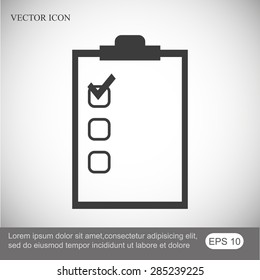 Checklist vector icon
