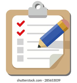 Checklist Vector Icon