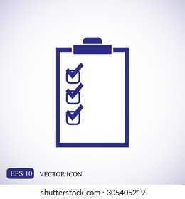 Checklist vector icon