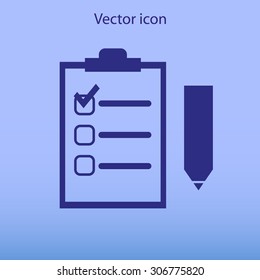 Checklist vector icon
